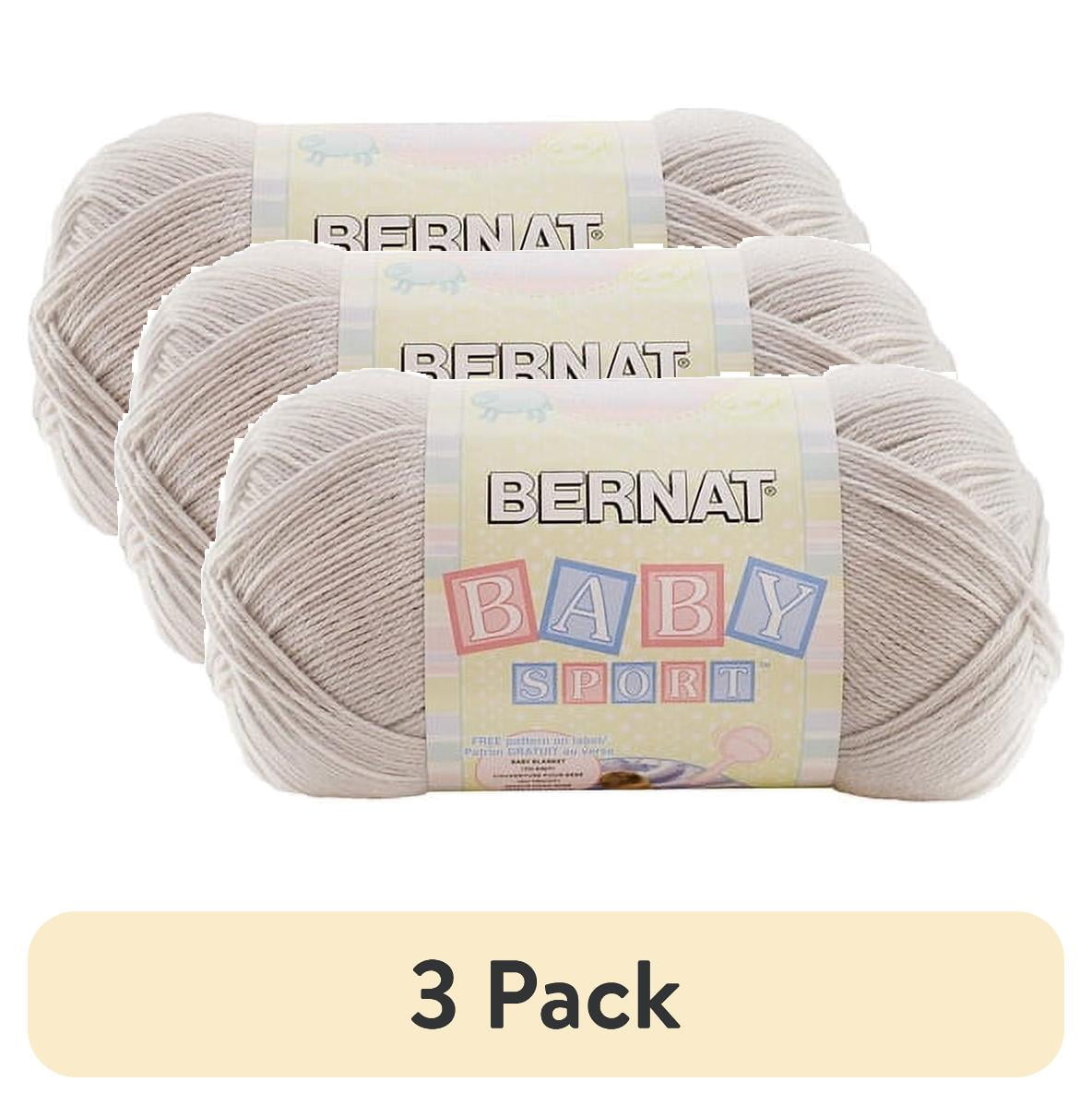 3 pack Bernat Baby Sport Yarn Baby Grey Walmart