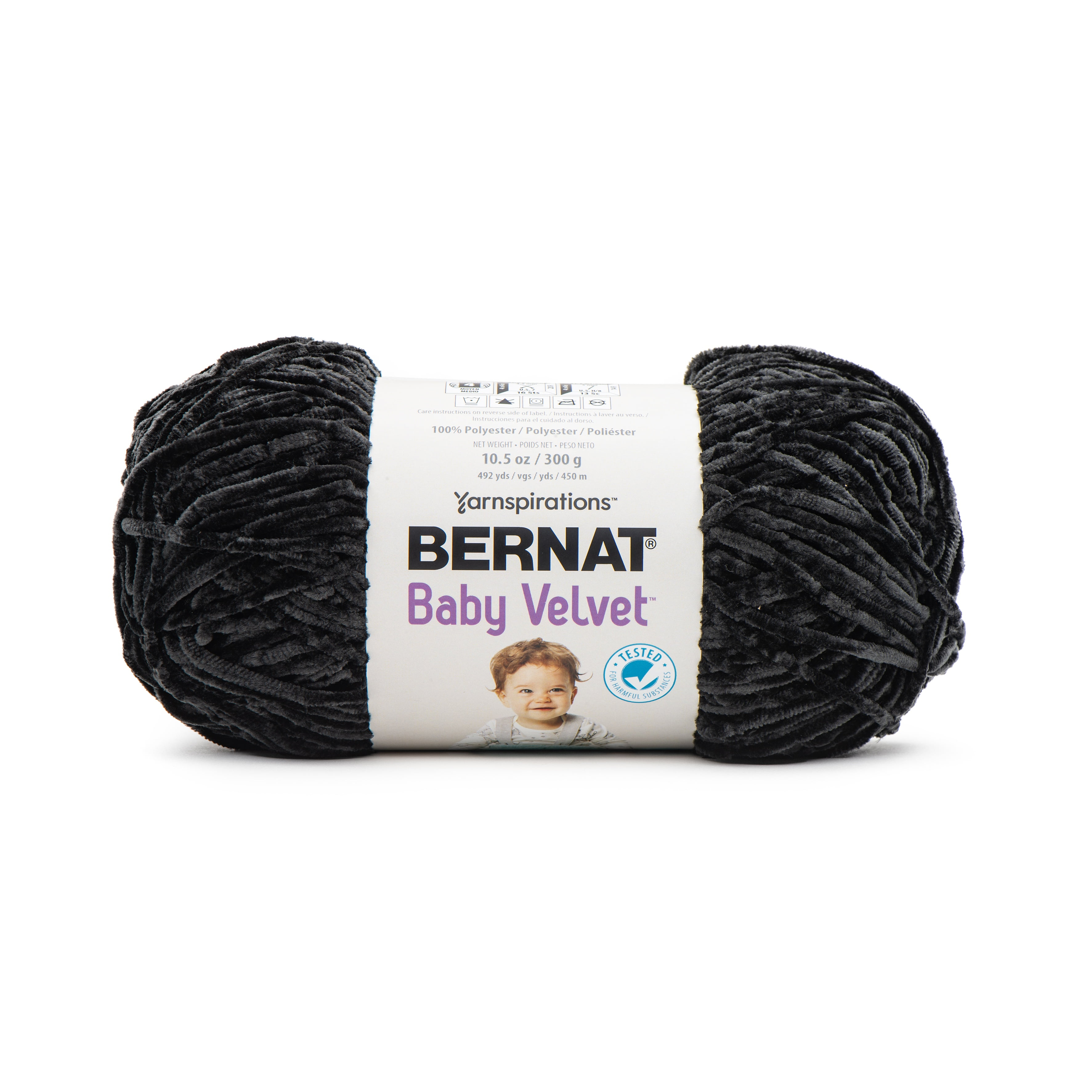 Bernat Baby Velvet Big Ball Yarn Baby Blackbird Walmart