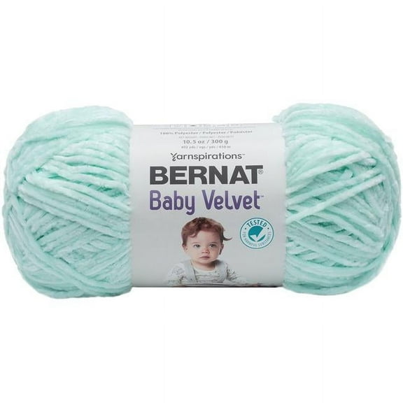 Bernat Baby Velvet Big Ball Yarn-Bleached Aqua