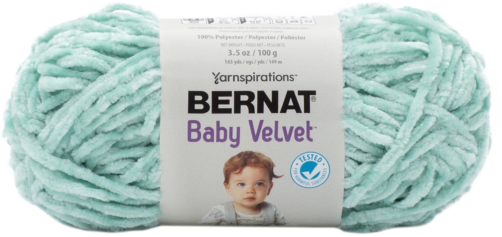 Bernat Baby Velvet Yarn Misty Gray