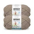 thumbnail image 1 of Bernat® Baby blanket™ #6 Super Bulky Polyester Yarn, Baby sand 10.5oz/300g 220 Yards (2pk), 1 of 4