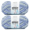 thumbnail image 1 of Bernat® Baby blanket™ #6 Super Bulky Polyester Yarn, Lovely blue 10.5oz/300g 220 Yd (2pk), 1 of 4