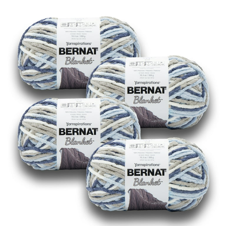 Bernat Blanket Yarn - Big Ball (10.5 oz) - 2 Pack (Dappled Shadows