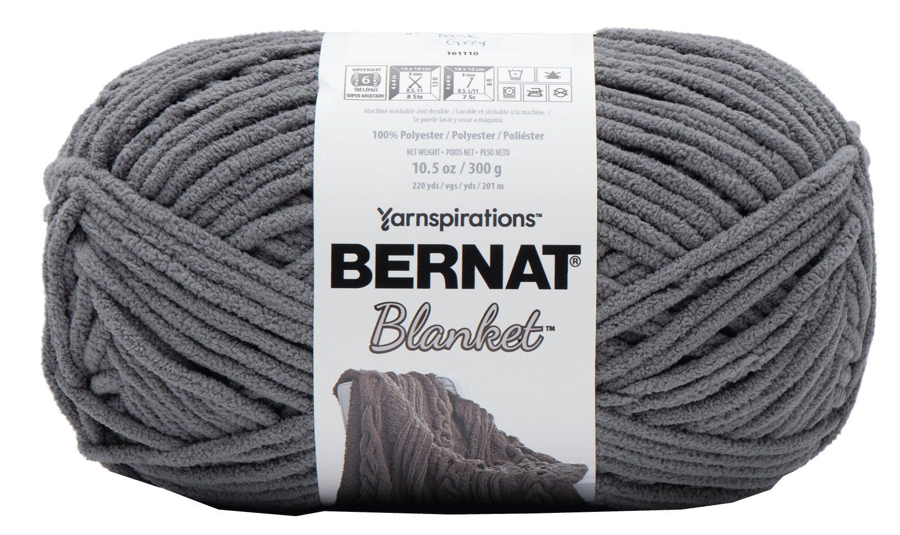 Bernat Blanket Ombre Yarn - Navy