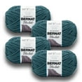 thumbnail image 1 of Bernat® Blanket™ #6 Super Bulky Polyester Yarn, Dark Teal 10.5oz/300g, 220 Yards (4 Pack), 1 of 11