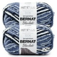thumbnail image 1 of Bernat® Blanket™ #6 Super Bulky Polyester Yarn, Faded blues 10.5oz/300g 220 Yards (2Pk), 1 of 6