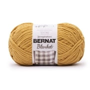 Bernat Blanket Super Bulky Polyester Yarn, Gold, 300g/10.5oz, 220 Yards