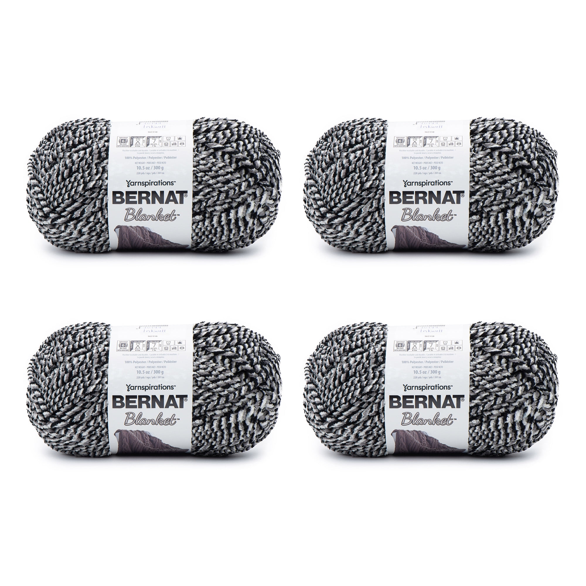  Bernat Blanket Ombre Orange Crush Ombre Yarn - 2 Pack of  300g/10.5oz - Polyester - 6 Super Bulky - 220 Yards - Knitting, Crocheting  & Crafts, Chunky Chenille Yarn : Home & Kitchen