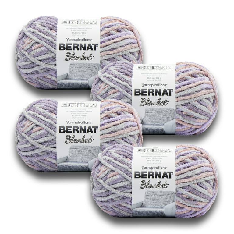 Bernat® Blanket™ #6 Super Bulky Polyester Yarn, Inkwell 10.5oz