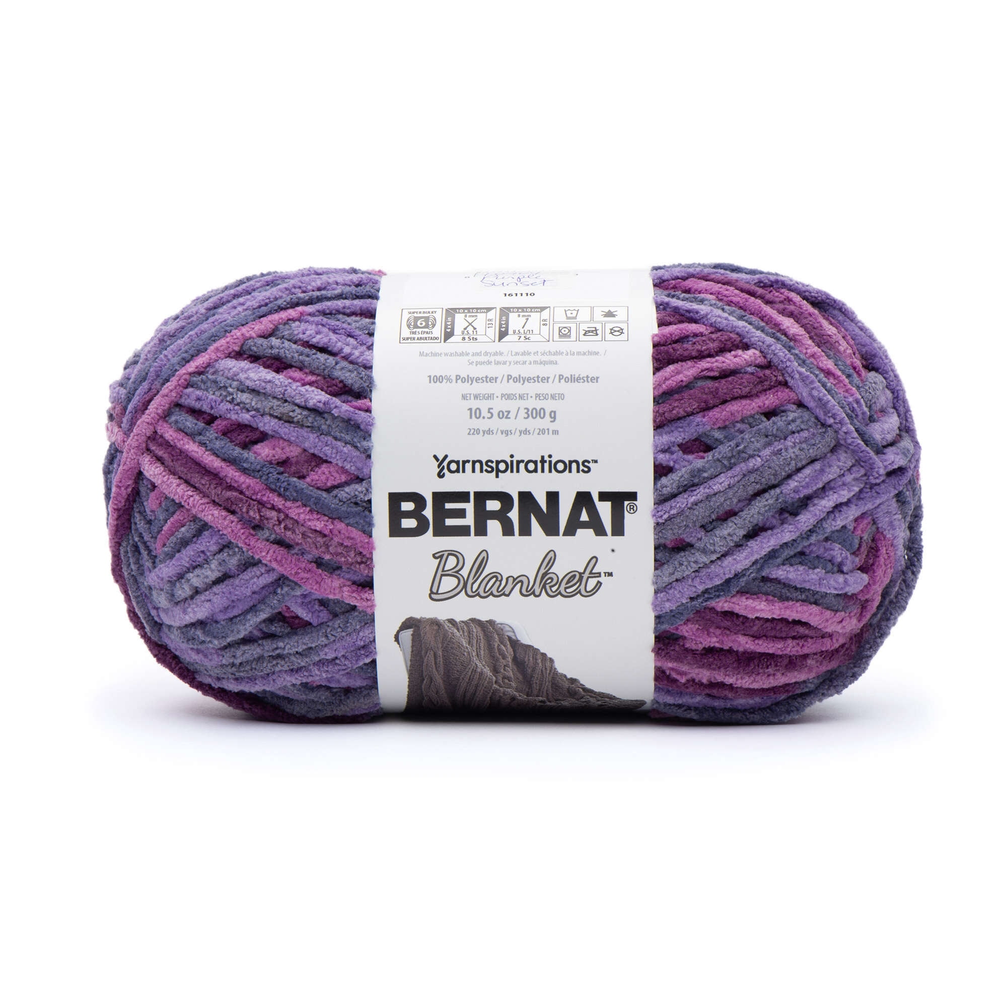 Bernat® Blanket™ #6 Super Bulky Polyester Yarn, Stormy Green 10.5oz/300g,  220 Yards - Walmart.com