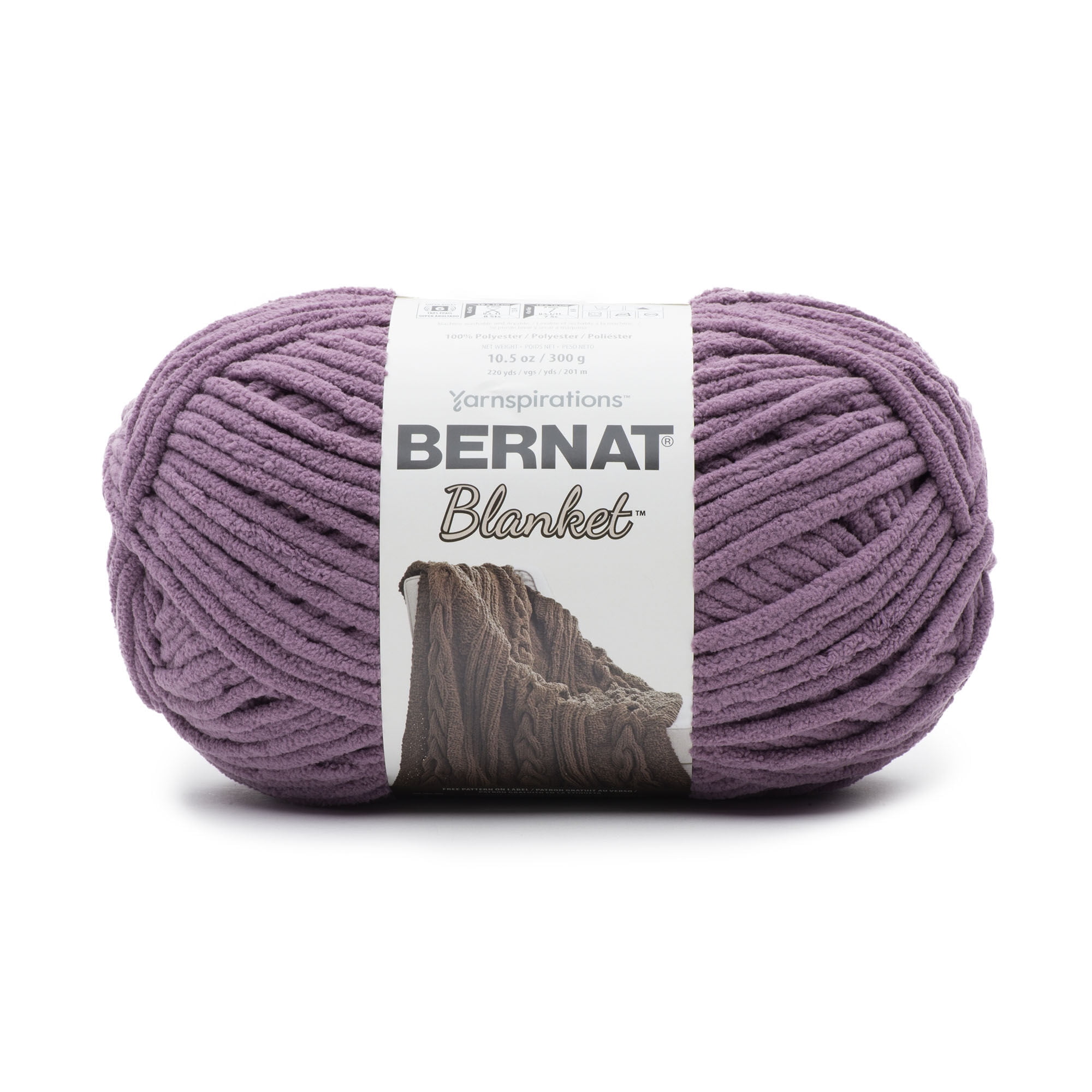 Bernat Blanket Big Ball Yarn - Shadow Purple