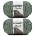 thumbnail image 1 of Bernat® Blanket™ #6 Super Bulky Polyester Yarn, Smoky Green 10.5oz/300g 220 Yards (2Pk), 1 of 6