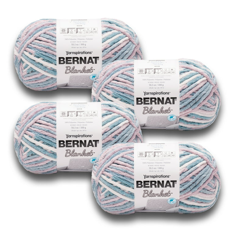Bernat® Blanket™ #6 Super Bulky Polyester Yarn, Stormy Green 10.5oz/300g,  220 Yards - Walmart.com