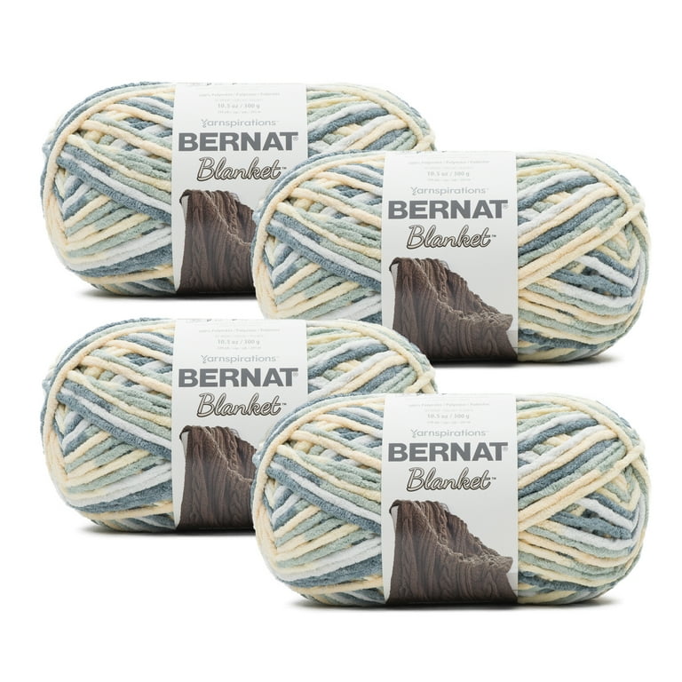Bernat® Blanket™ #6 Super Bulky Polyester Yarn, Soft Sunshine