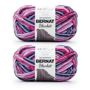 Bernat® Blanket™ #6 Super Bulky Polyester Yarn, Tourmaline 10.5oz/300g 220 Yards (2Pk)