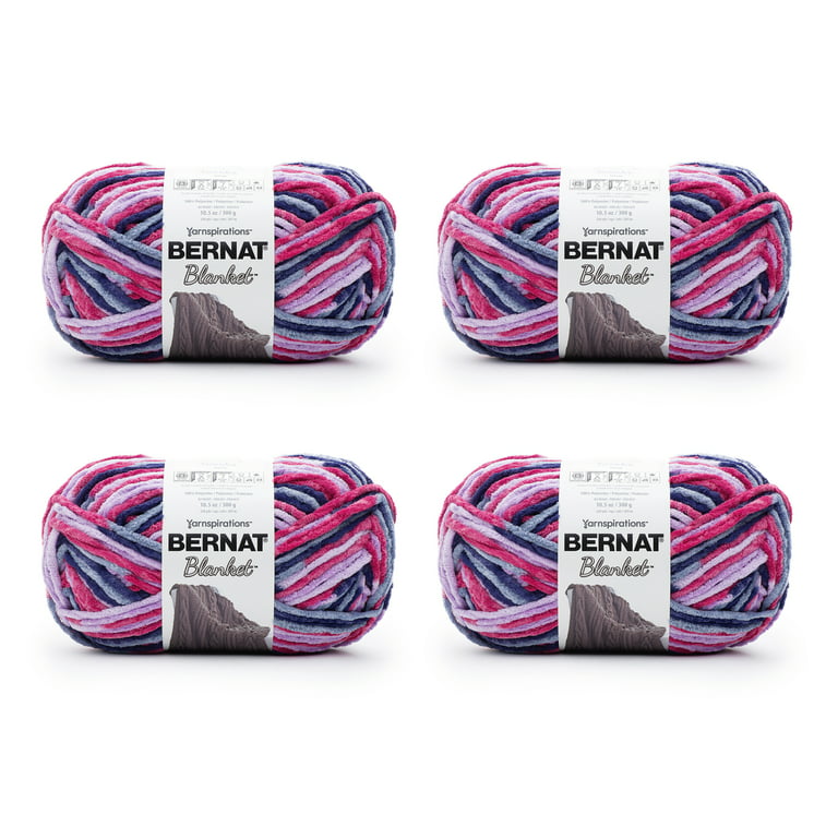 New 10.5 oz Bernat Blanket Yarn Big Ball - Tourmaline - 220 Yards / 300 g