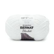 Bernat® Blanket™ #6 Super Bulky Polyester Yarn, White 10.5oz/300g, 220 Yards