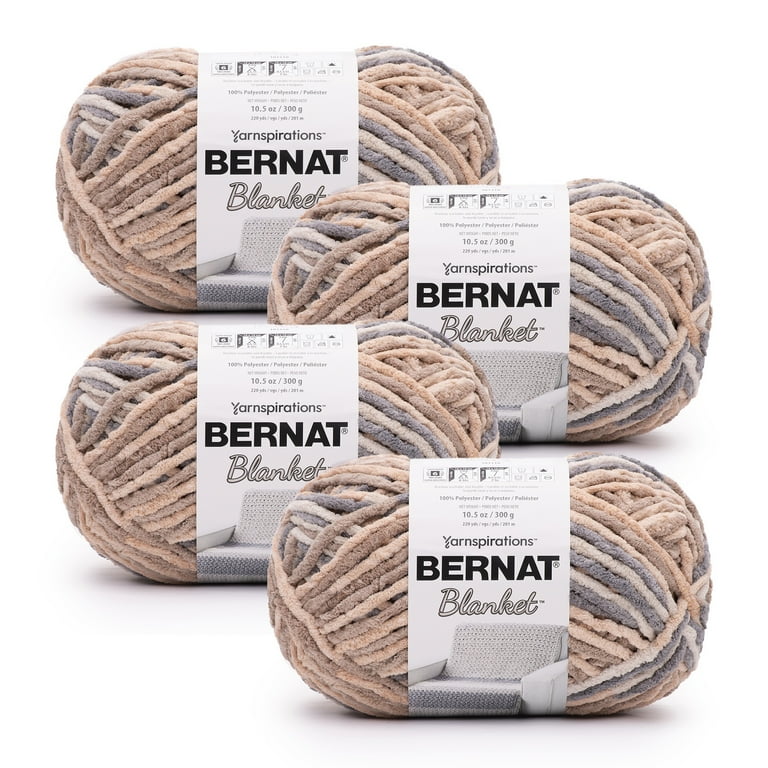 Bernat blanket big yarn toasted birch sale