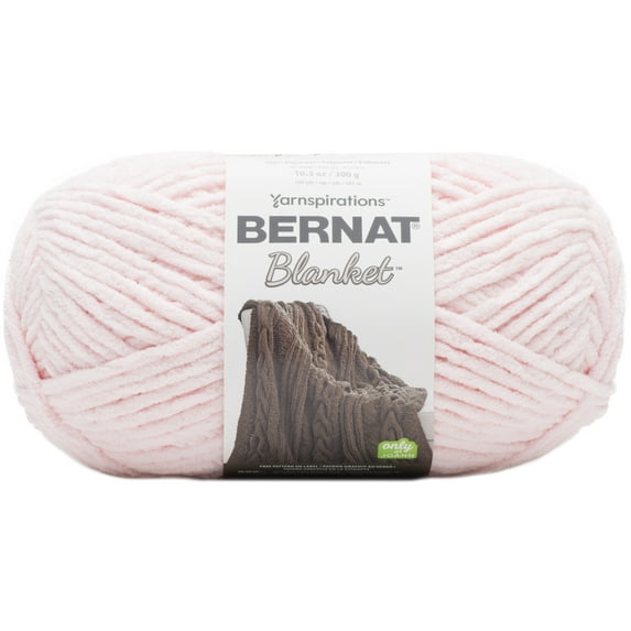 Bernat Blanket Big Ball Yarn-Blush Pink