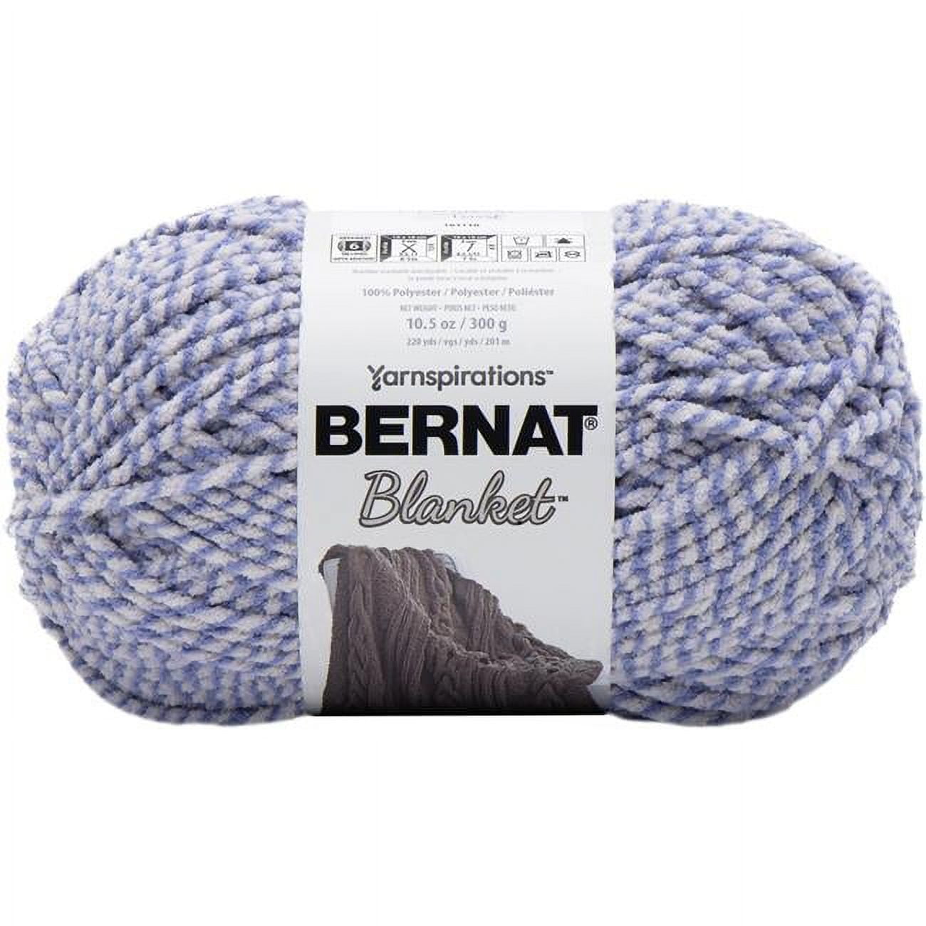 Bernat Blanket Big Ball YarnCornflower Twist