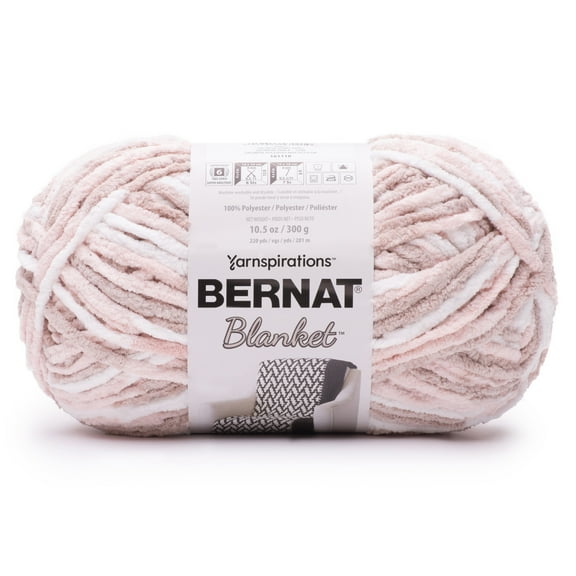 Bernat Blanket Big Ball Yarn-Salmon Sand Variegated