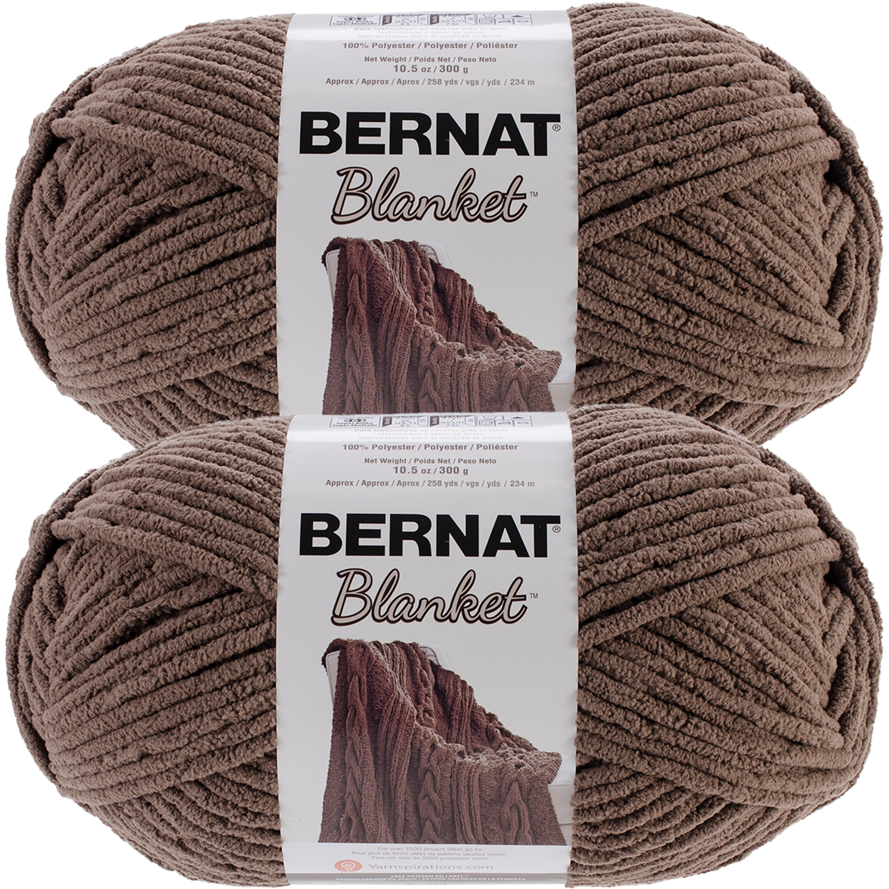 Bernat Blanket Yarn, Taupe