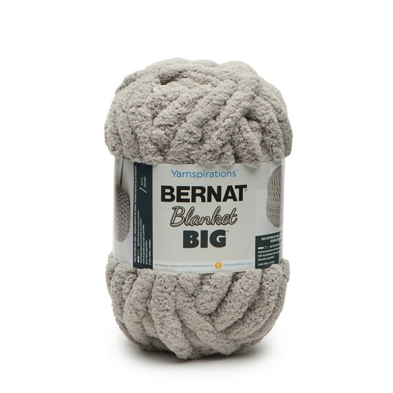 Bernat Blanket Big Jumbo Blanket Polyester Yarn, 32 Yards, 12 Pack