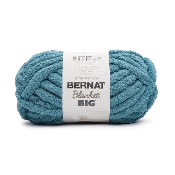 Bernat Blanket Big Jumbo Polyester Yarn, 32 Yards, 12 Pack
