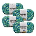 thumbnail image 1 of Bernat® Blanket Brights™ #6 Super Bulky Polyester Yarn, Blue Flash 10.5oz/300g, 220 Yards (4 Pack), 1 of 9