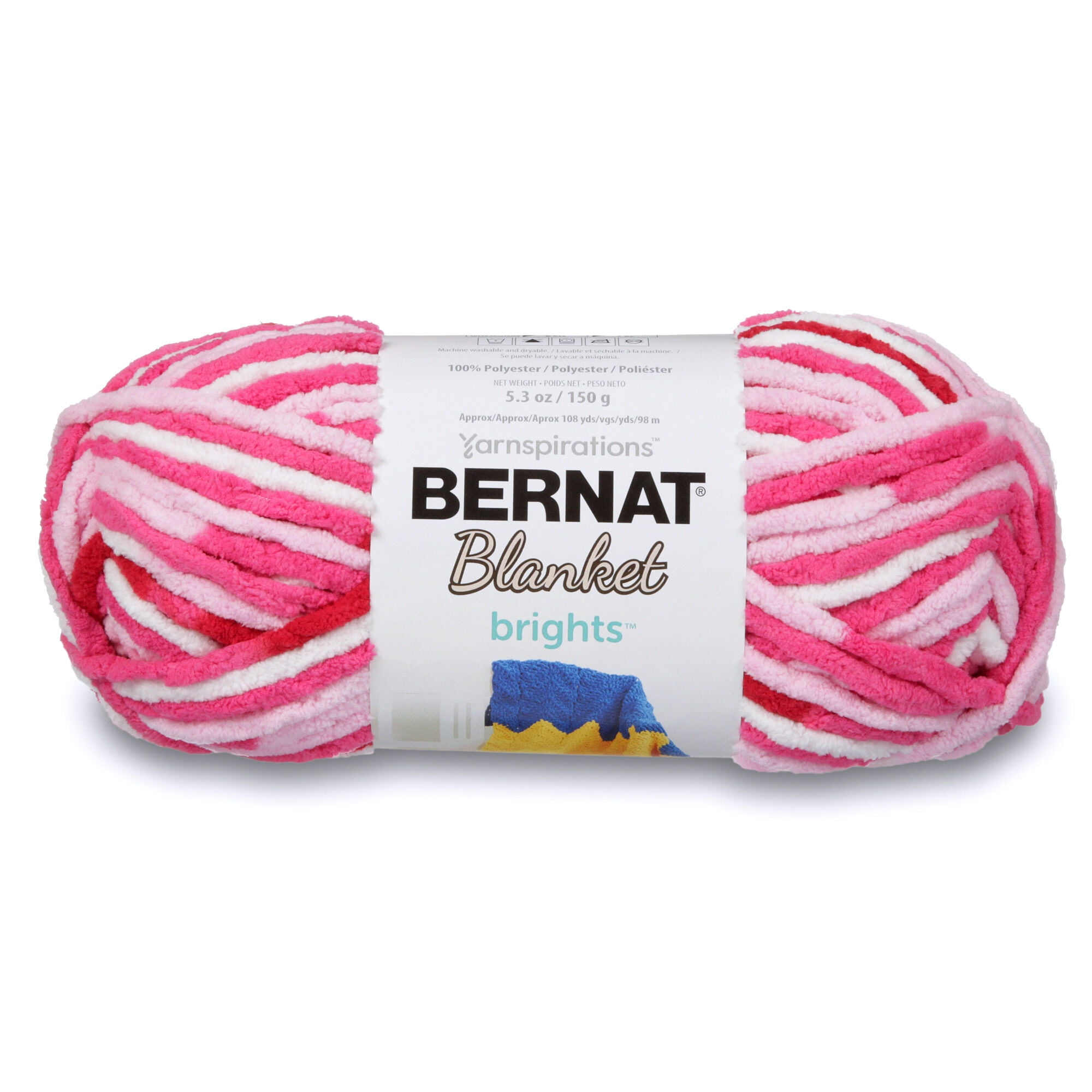 Bernat Blanket 5.3oz/150g-Super Bulky 6-Blanket Yan soft 