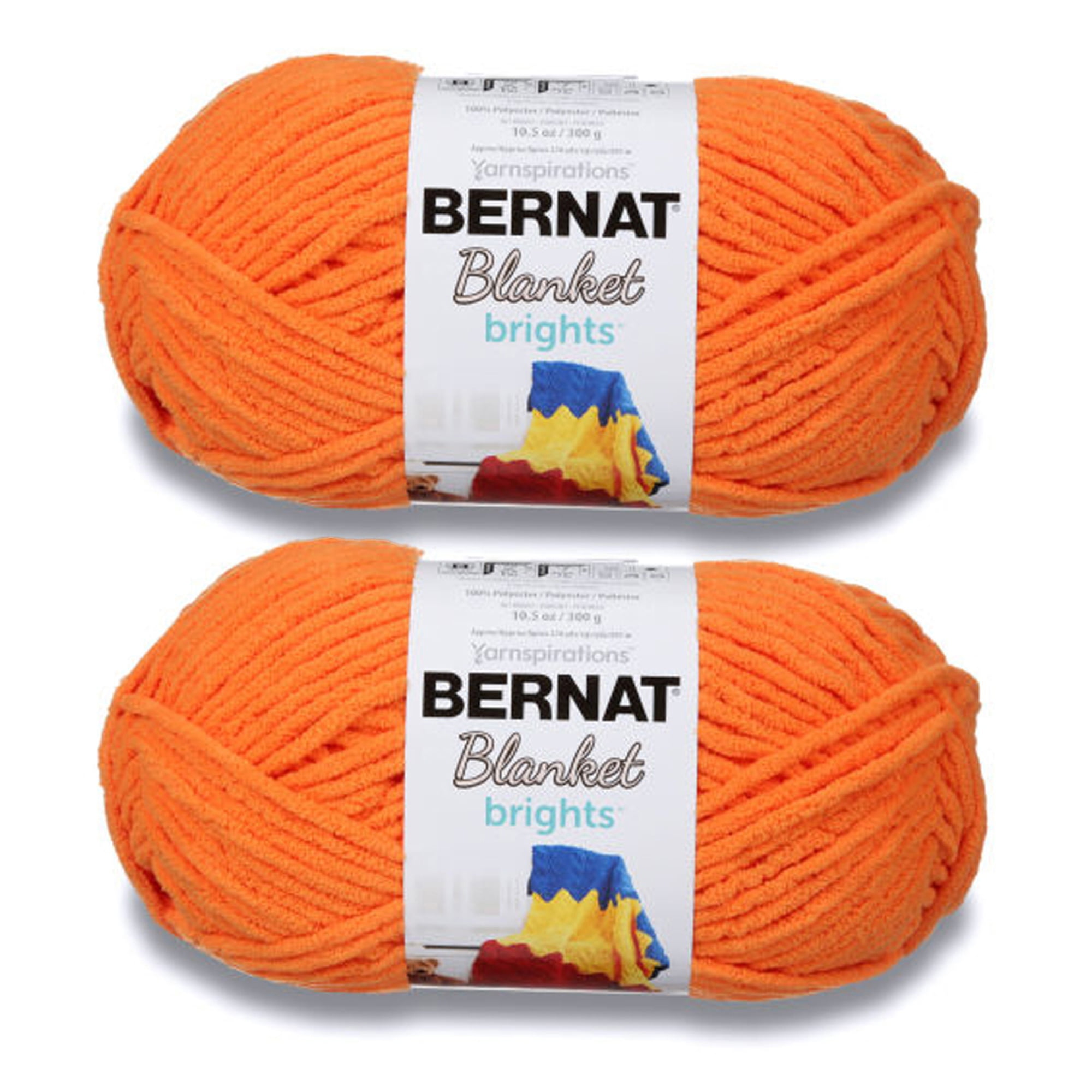 yellow-orange | orange plastic | yarn