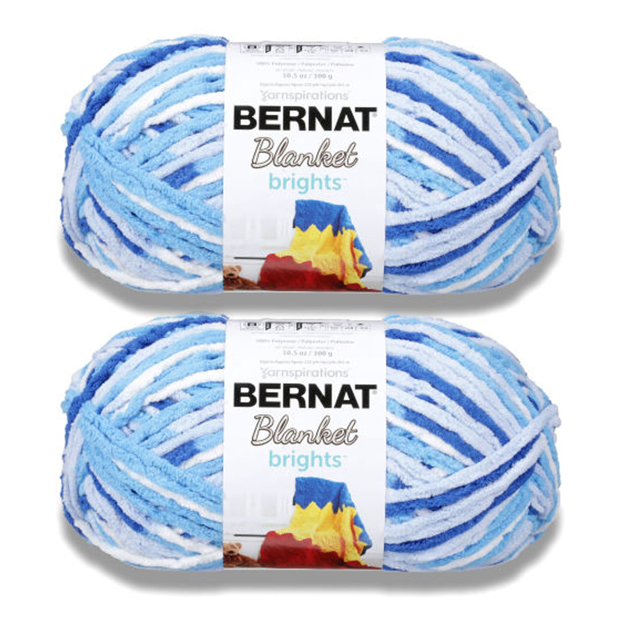 Bernat Blanket Brights Big Ball Yarn-Raspberry Ribbon Variegated, 1 count -  Gerbes Super Markets