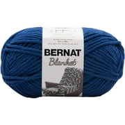 Bernat Blanket Coastal Collection 6 Super Bulky Polyester Yarn, Lapis 10.5oz/300g, 220 Yards