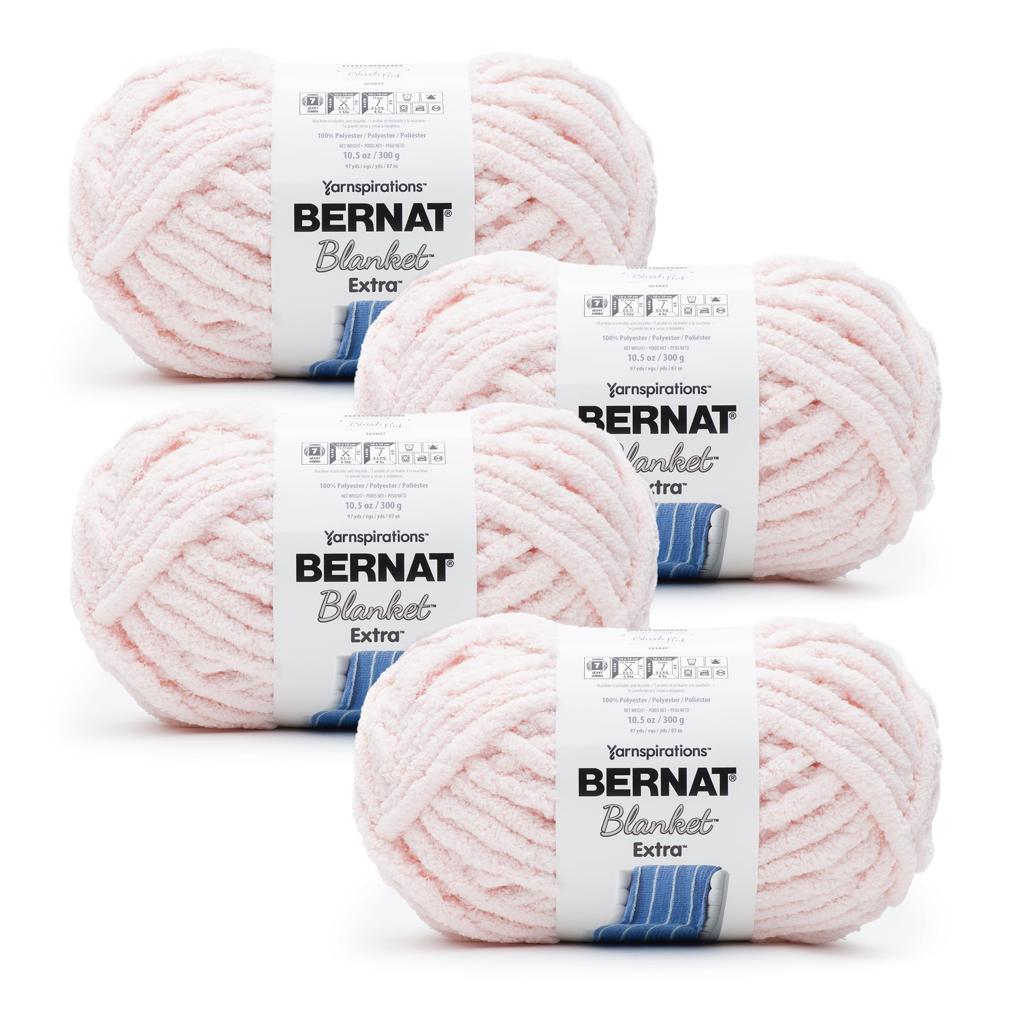 Bernat® Blanket Extra™ 7 Jumbo Polyester Yarn, Blush Pink 10.5oz/300g