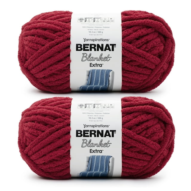 Bernat® Blanket Extra™ 7 Jumbo Polyester Yarn, Crimson 10.5oz/300g, 97
