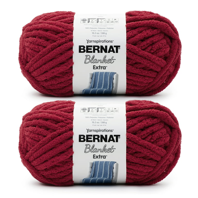 Yarnspirations Bernat Blanket Color Crimson 