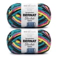 thumbnail image 1 of Bernat® Blanket Extra™ #7 Jumbo Polyester Yarn, Neon Brights 10.5oz/300g, 97 Yards (2 Pack), 1 of 10