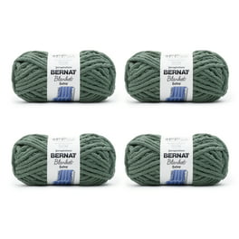 Mainstays Chunky Chenille Yarn, 31.7 yd, Corsair, 100% Polyester, Super  Bulky, Pack of 4 