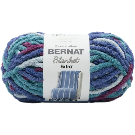 Bernat Blanket Extra Speckled Moonrise Yarn - 2 Pack of 300g/10.5oz - Polyester - 7 Jumbo - 97 Yards - Knitting/Crochet