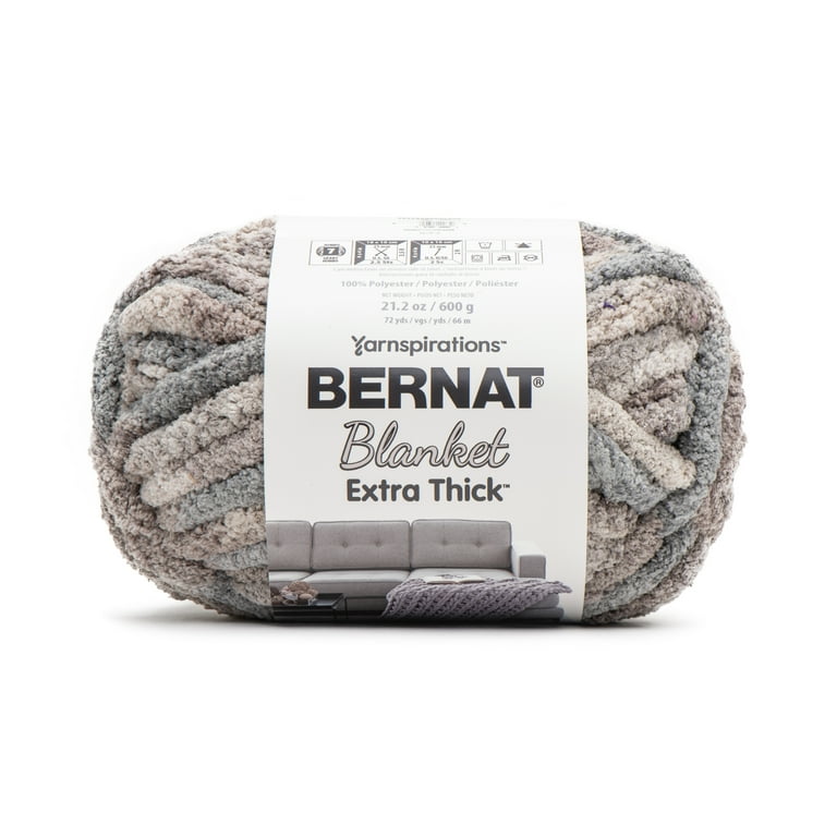 Bernat® Blanket Extra Thick™ #7 Jumbo Polyester Yarn, Biscotti 21.2oz/600g,  72 Yards