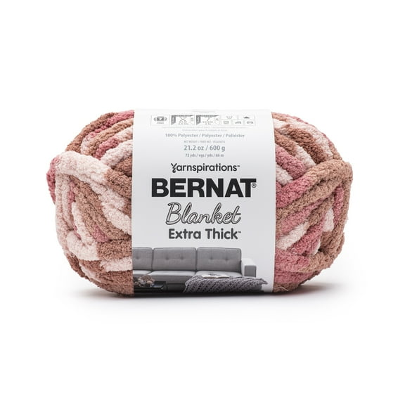 Bernat® Blanket Extra Thick™ #7 Jumbo Polyester Yarn, Petal, 21.2oz/600g, 72 Yards