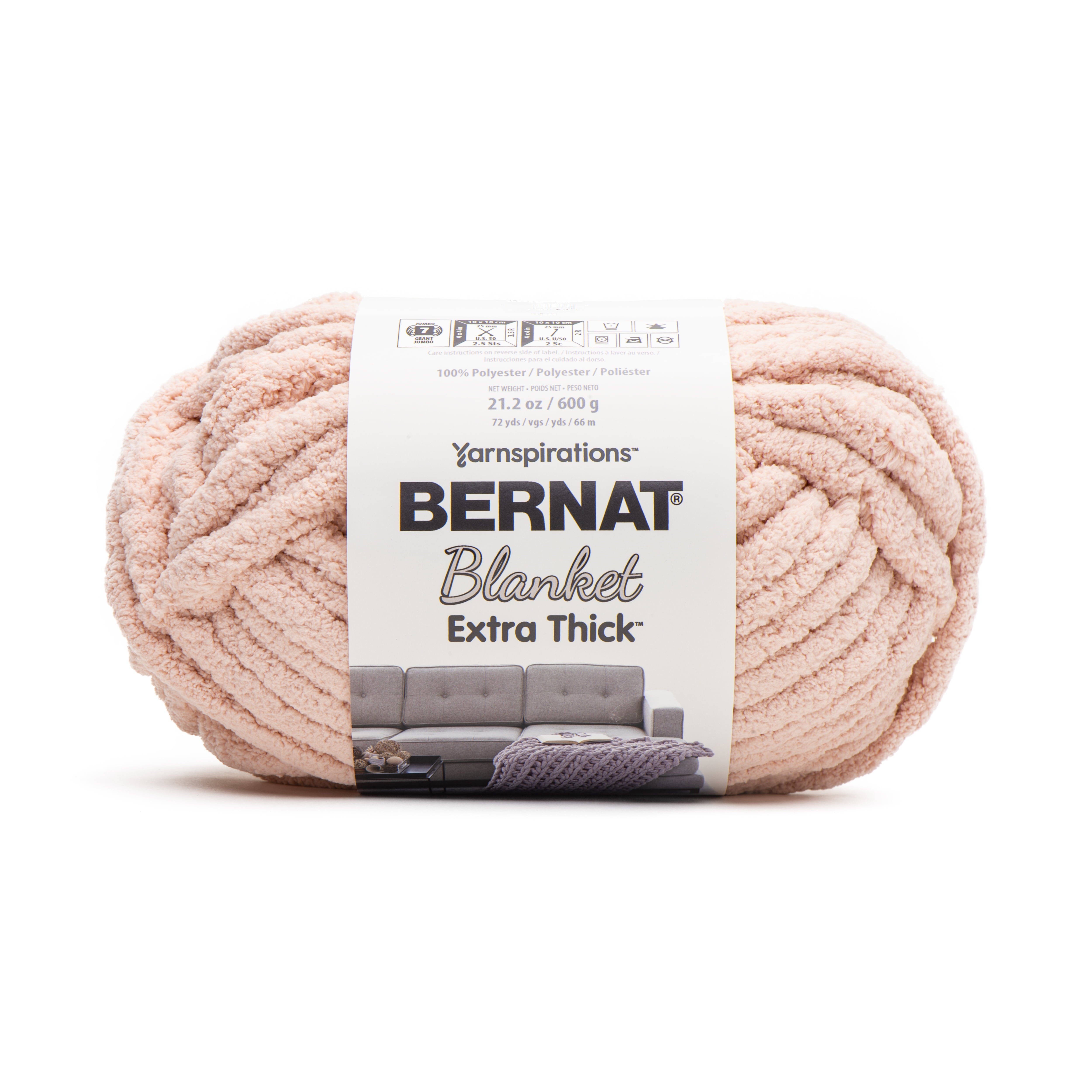 Has anyone washed a blanket made with this jumbo yarn (yarn bee eternal  bliss or Bernat blanket big). I didn't notice it says hand wash and lie  flat to dry . It was supposed to be a gift for a child but the mom won't  hand wash. Any experiences? Will it be ok