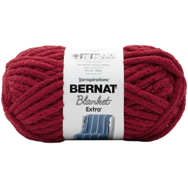 Bernat Blanket Extra Yarn Crimson