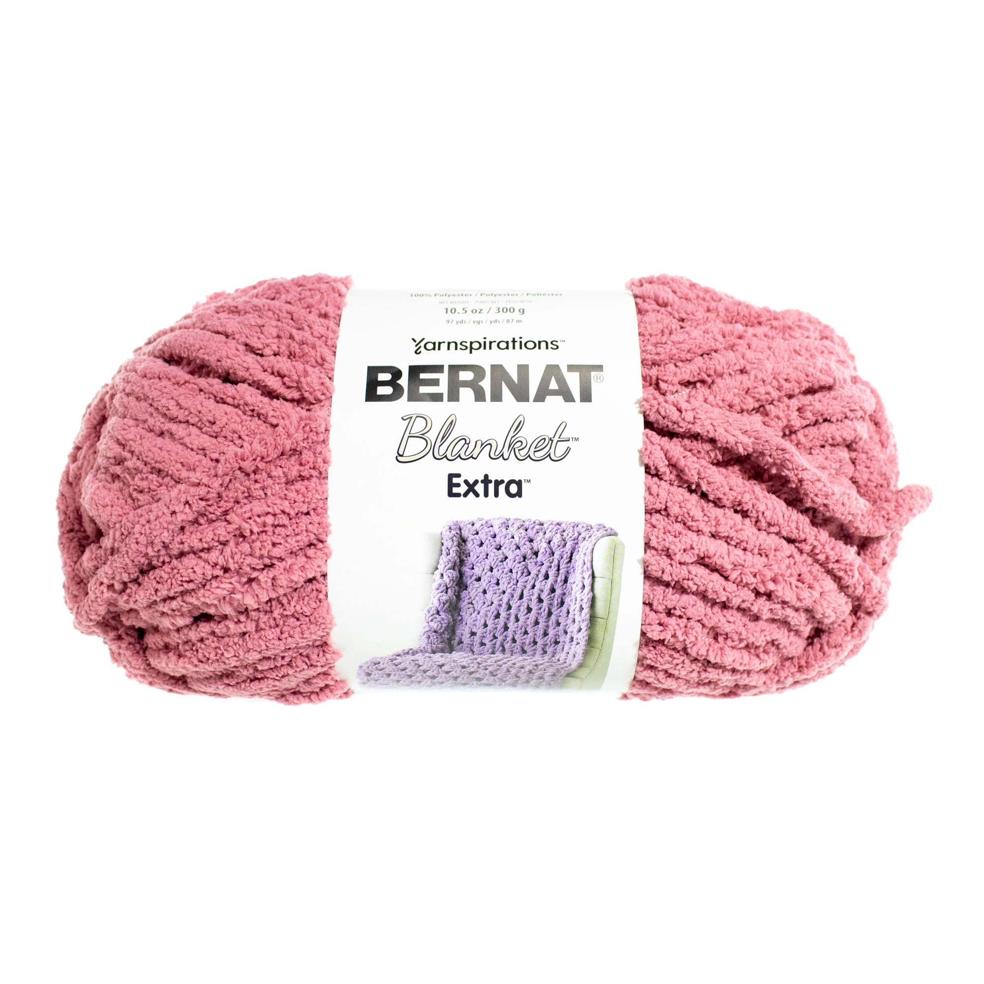 Bernat Blanket Extra Yarn – Jumbo (97 Yards) – Multiple Colors – Blankets, Pillows, and Baskets