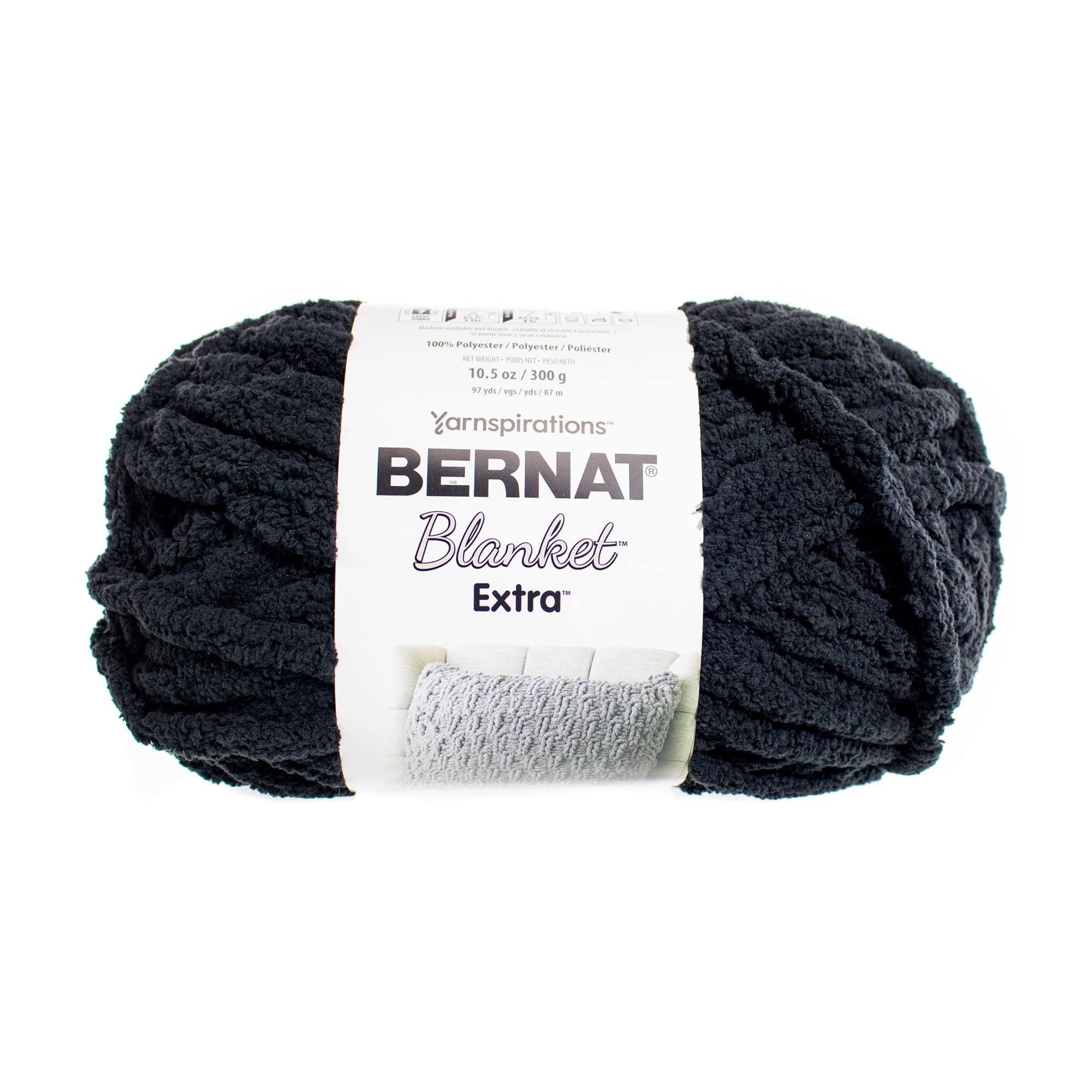 Bernat Blanket Extra Yarn – Jumbo (97 Yards) – Multiple Colors – Blankets, Pillows, and Baskets