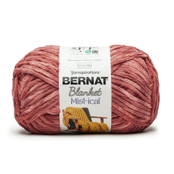 Bernat® Blanket Mist-Ical™ #6 Super Bulky Polyester Yarn Earthenware 10.5oz/300g 220 Yards