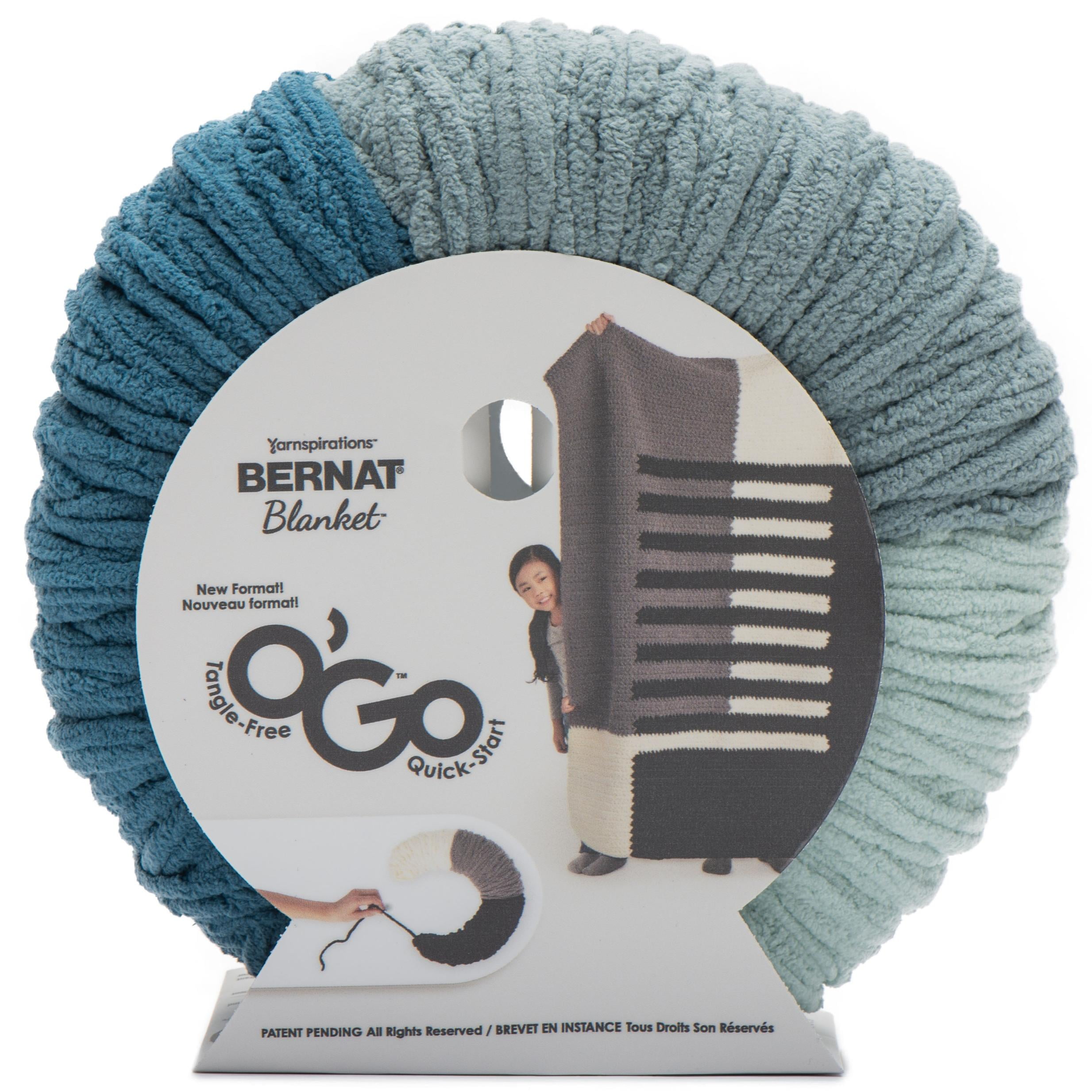 Bernat Blanket O'GO Yarn, 1 Pack, Agave