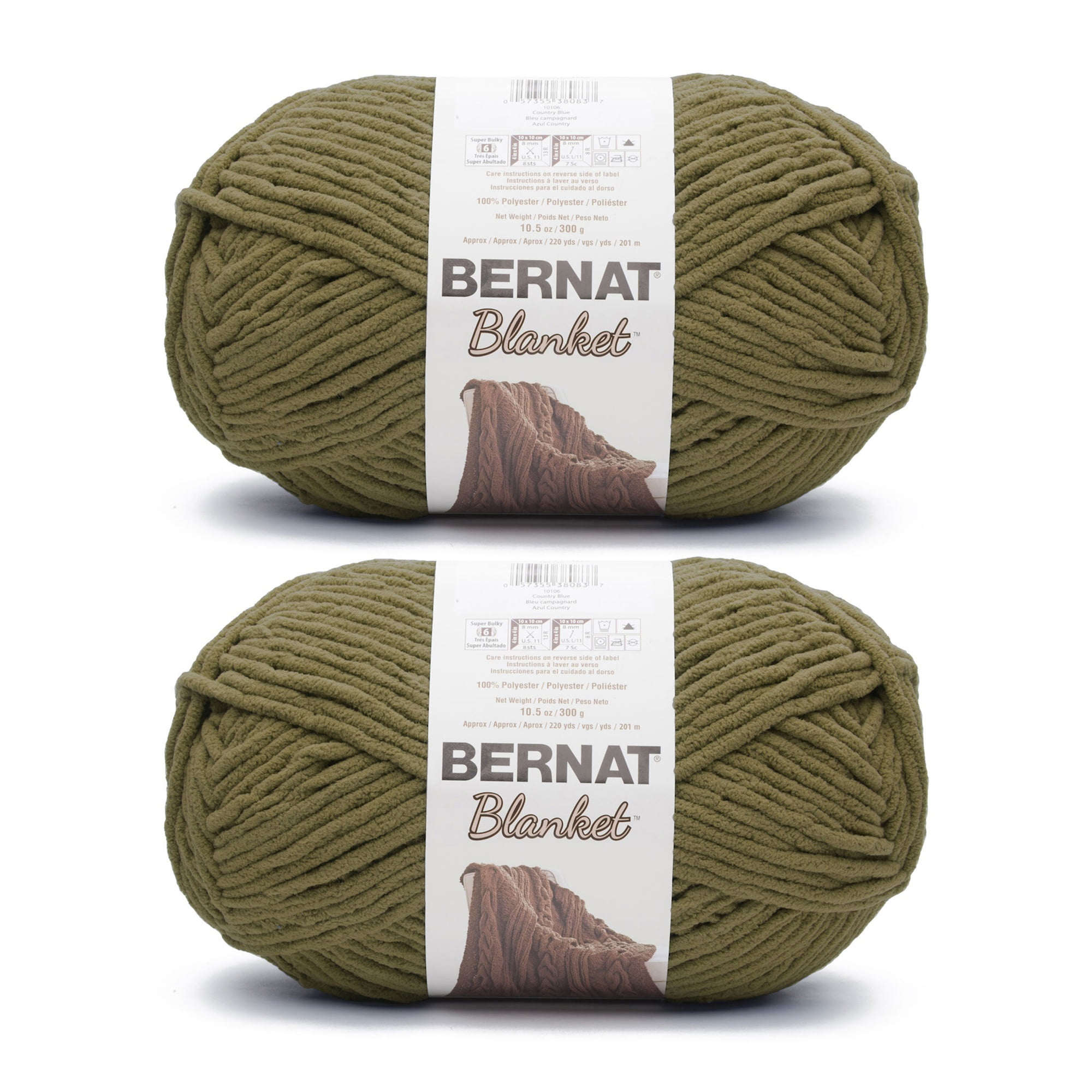 Bernat Softee Chunky White Yarn - 3 Pack of 100g/3.5oz - Acrylic - 6 Super  Bulky - 108 Yards - Knitting/Crochet