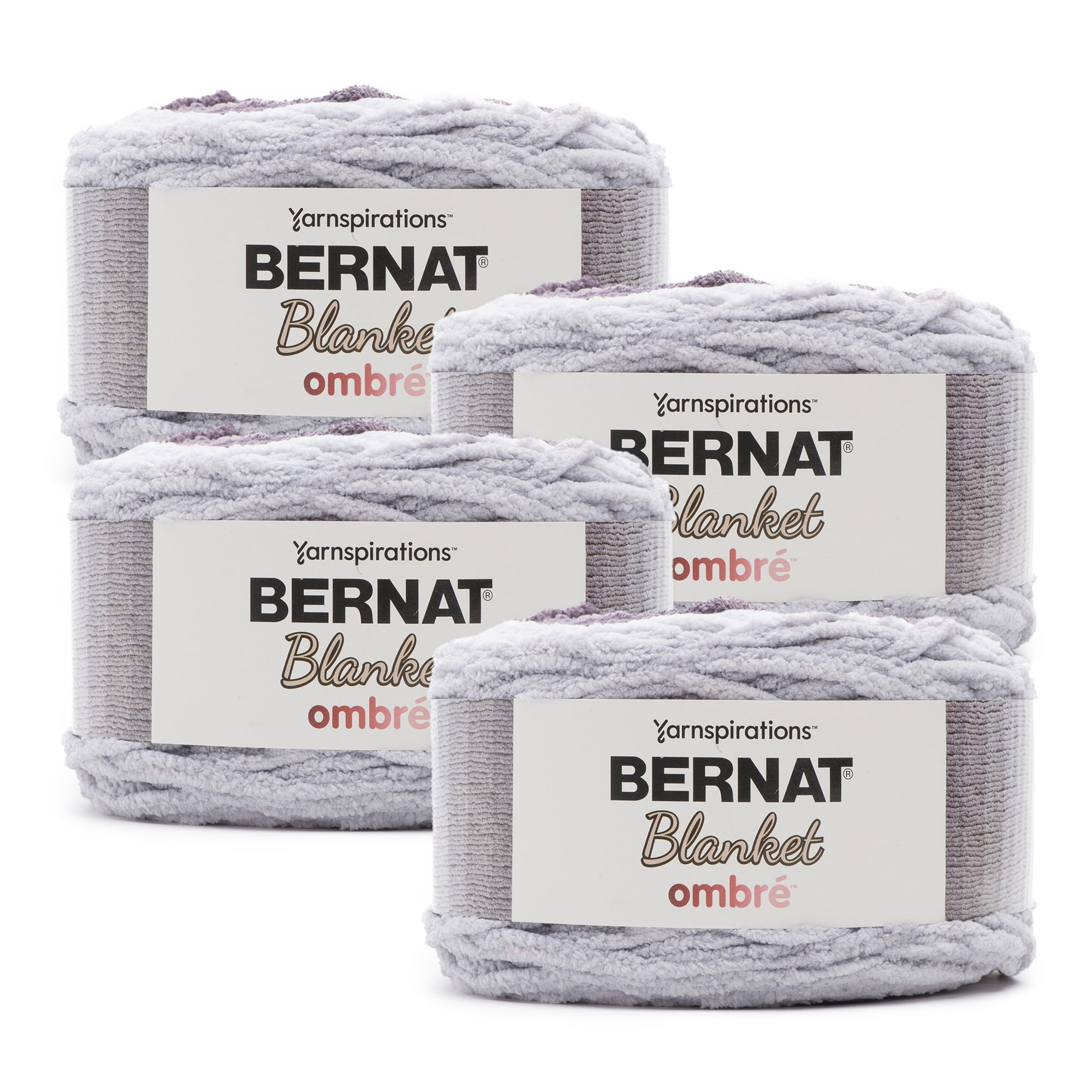 Bernat® Blanket Ombre™ 6 Super Bulky Polyester Yarn, Charcoal Ombre 10