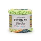 Bernat® Blanket Patchwork™ #6 Super Bulky Polyester Yarn, Citrus Stack ...